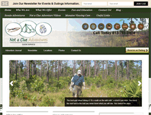 Tablet Screenshot of notaclueadventures.com